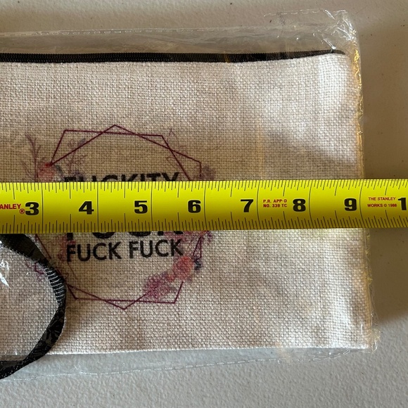 F Bomb Canvas Zipper Case - Picture 4 of 5